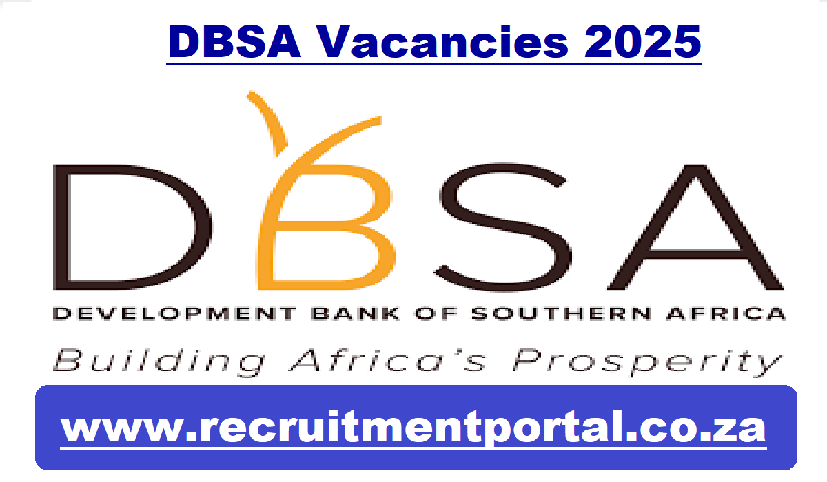 DBSA Vacancies 2025