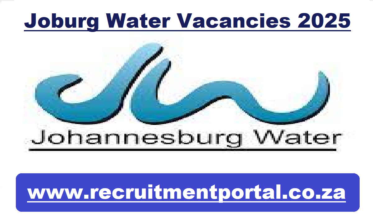 Joburg Water Vacancies 2025