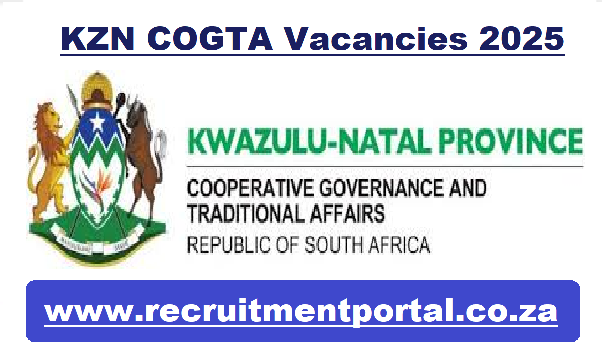 KZN COGTA Vacancies 2025