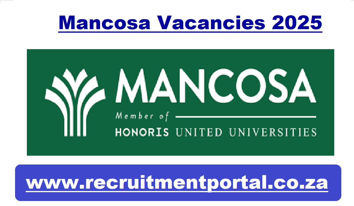 Mancosa Vacancies 2025