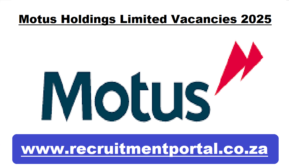 Motus Holdings Limited Vacancies 2025