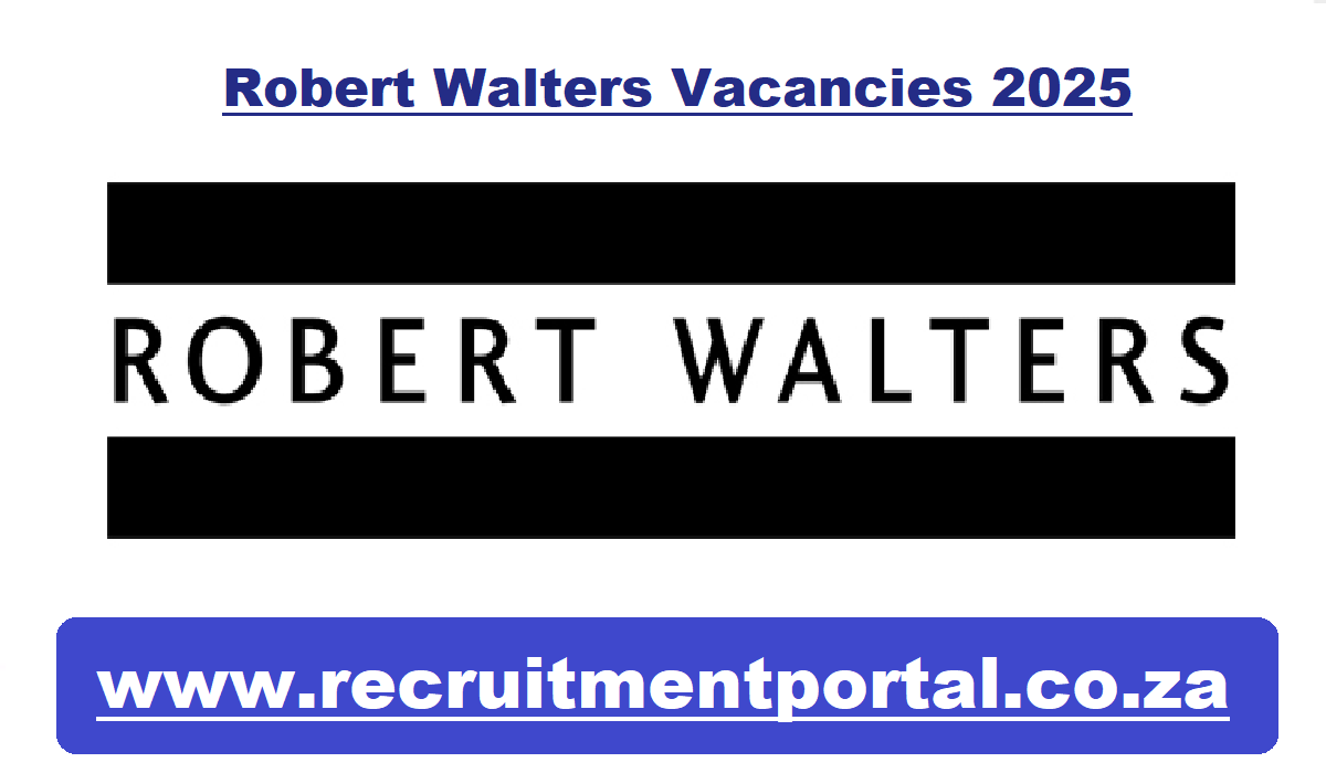 Robert Walters Vacancies 2025